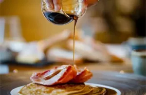 Pancakes at Berwick Lodge house in Bristol