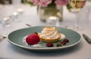 Dessert at Berwick Lodge house in Bristol
