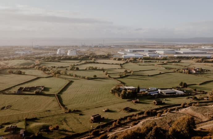 Berwick lodge aerial