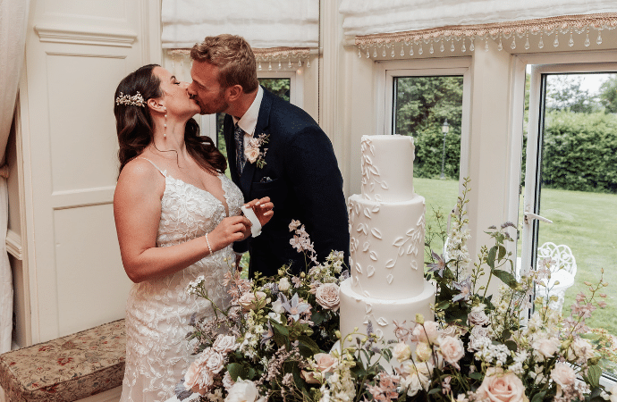 Wedding kiss